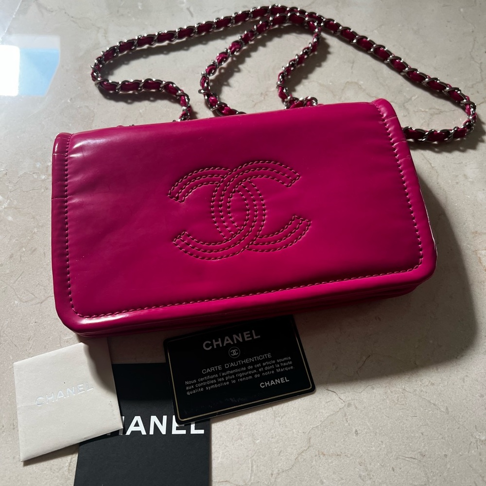 Authentic Lipstick Pink Chanel Flap Bag